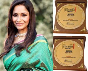   जिन्दल स्टील एंड पावर को कृषि प्रोत्साहन व बुजुर्ग कल्याण के लिए ग्रीनटेक अवार्ड   