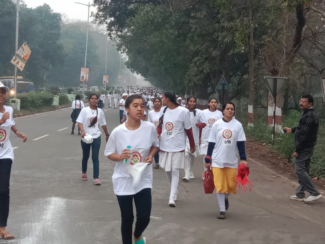 बालिका दिवस के अवसर पर आयोजित सद्भावना दौड़ बालिका दिवस के अवसर पर आयोजित सद्भावना दौड़