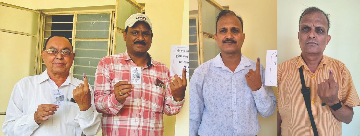 वोट डालने के बाद पत्रकारों ने कहा ‘हमने तो मतदान कर दिया, अब आपकी बारी’ वोट डालने के बाद पत्रकारों ने कहा ‘हमने तो मतदान कर दिया, अब आपकी बारी’