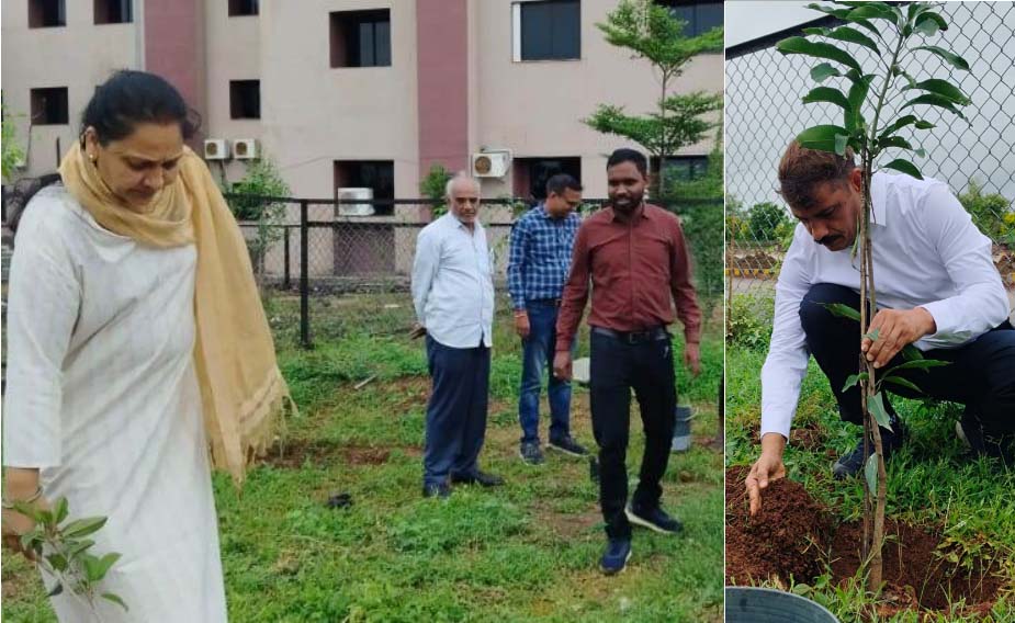 एक पेड़ माँ के नाम अभियान के तहत राज्य सूचना आयोग में किया गया वृक्षारोपण एक पेड़ माँ के नाम अभियान के तहत राज्य सूचना आयोग में किया गया वृक्षारोपण