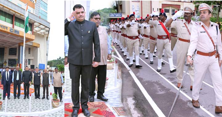 पॉवर कंपनी में चेयरमैन पी. दयानंद ने किया ध्वजारोहण पॉवर कंपनी में चेयरमैन पी. दयानंद ने किया ध्वजारोहण