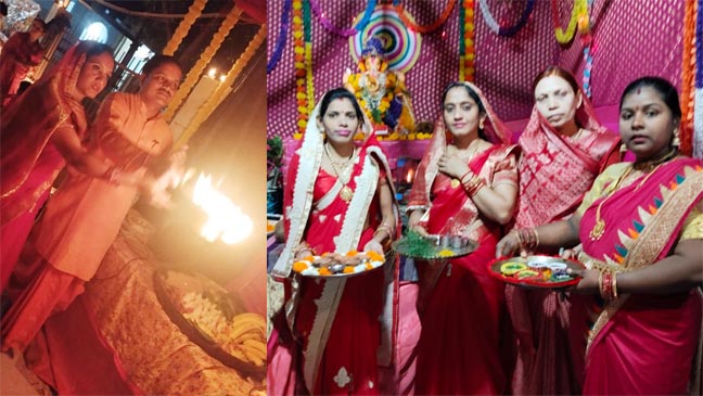 भारतीय परंपरा और संस्कृति का उदाहरण बनी गणपति गजानन समिति भारतीय परंपरा और संस्कृति का उदाहरण बनी गणपति गजानन समिति