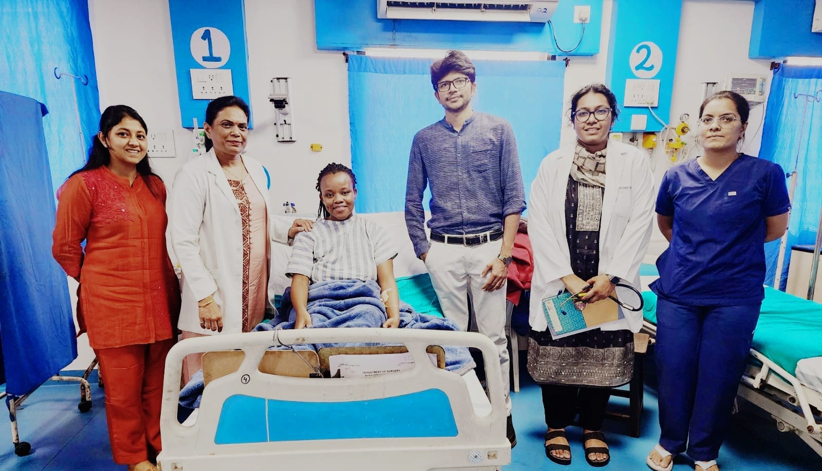 साउथ अफ्रीका के मरीज की हुई अम्बेडकर अस्पताल में सफल सर्जरी साउथ अफ्रीका के मरीज की हुई अम्बेडकर अस्पताल में सफल सर्जरी