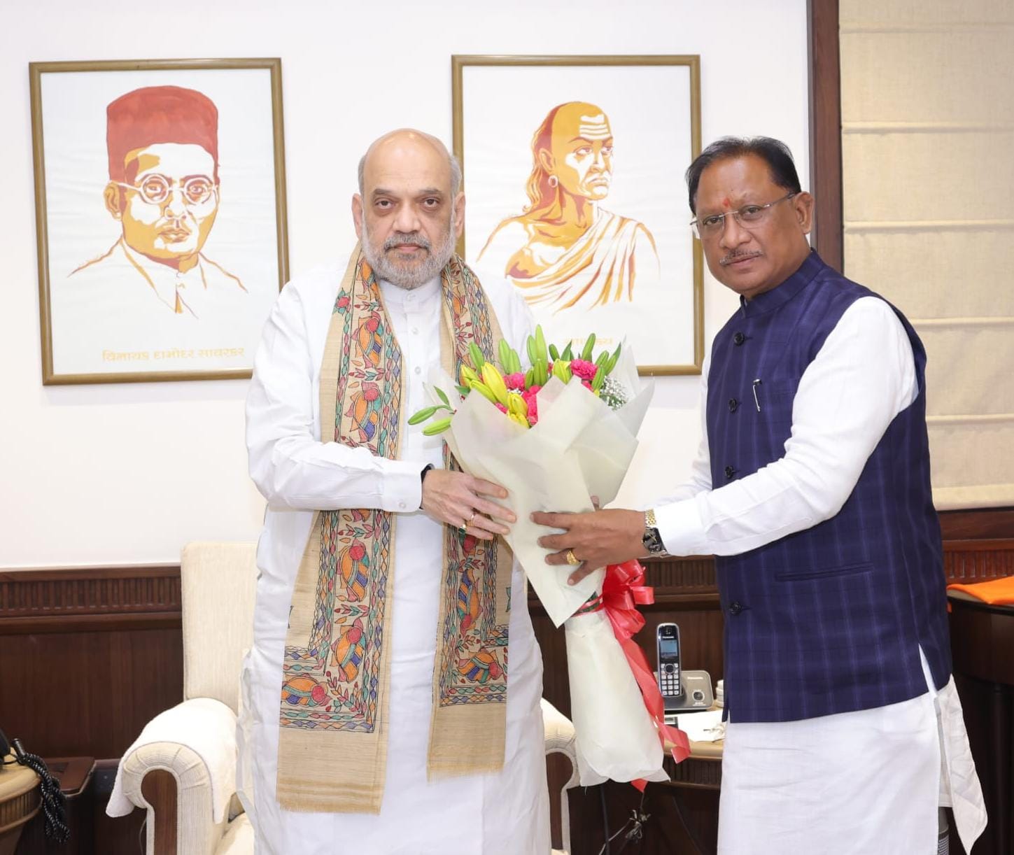 छत्तीसगढ़ के मुख्यमंत्री विष्णुदेव साय ने केंद्रीय गृहमंत्री से की मुलाकात छत्तीसगढ़ के मुख्यमंत्री विष्णुदेव साय ने केंद्रीय गृहमंत्री से की मुलाकात