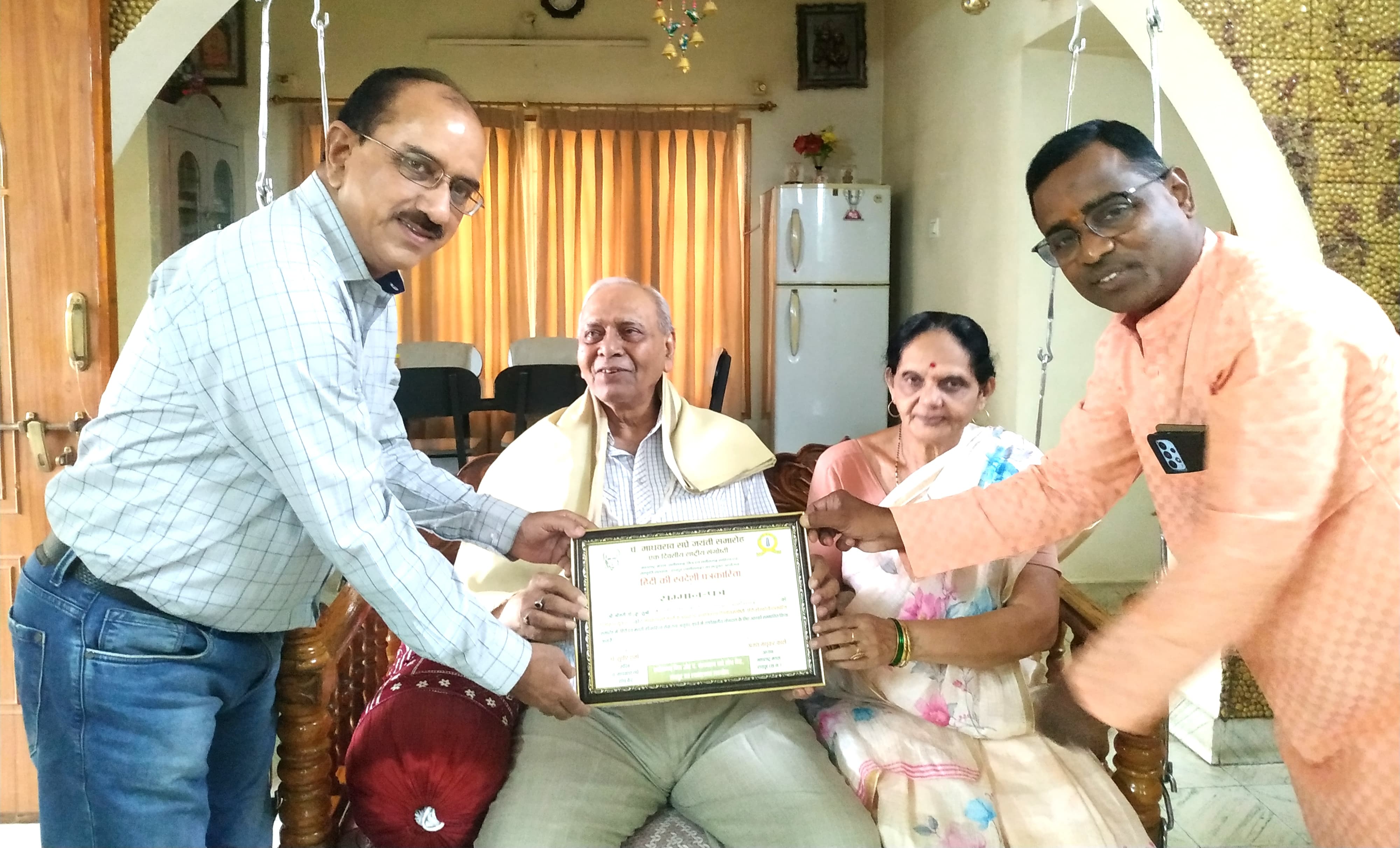 डा. रामचंद्र हेलोडे को माधवराव सप्रे सम्मान डा. रामचंद्र हेलोडे को माधवराव सप्रे सम्मान