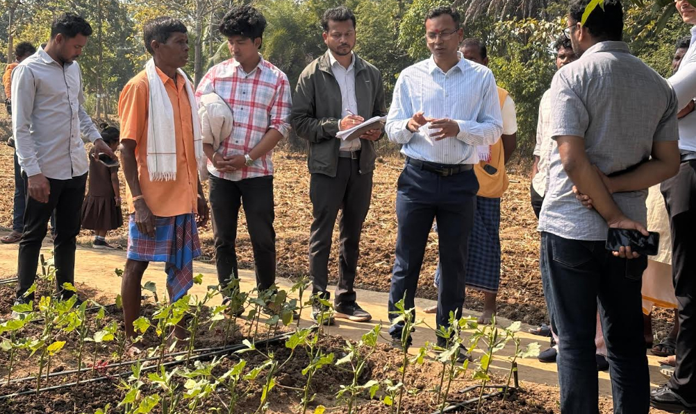 जैविक कृषि ग्राम झोडि़याबाड़म,बिंजाम,समलूर एवं कतुलनार का कलेक्टर ने किया दौरा जैविक कृषि ग्राम झोडि़याबाड़म,बिंजाम,समलूर एवं कतुलनार का कलेक्टर ने किया दौरा