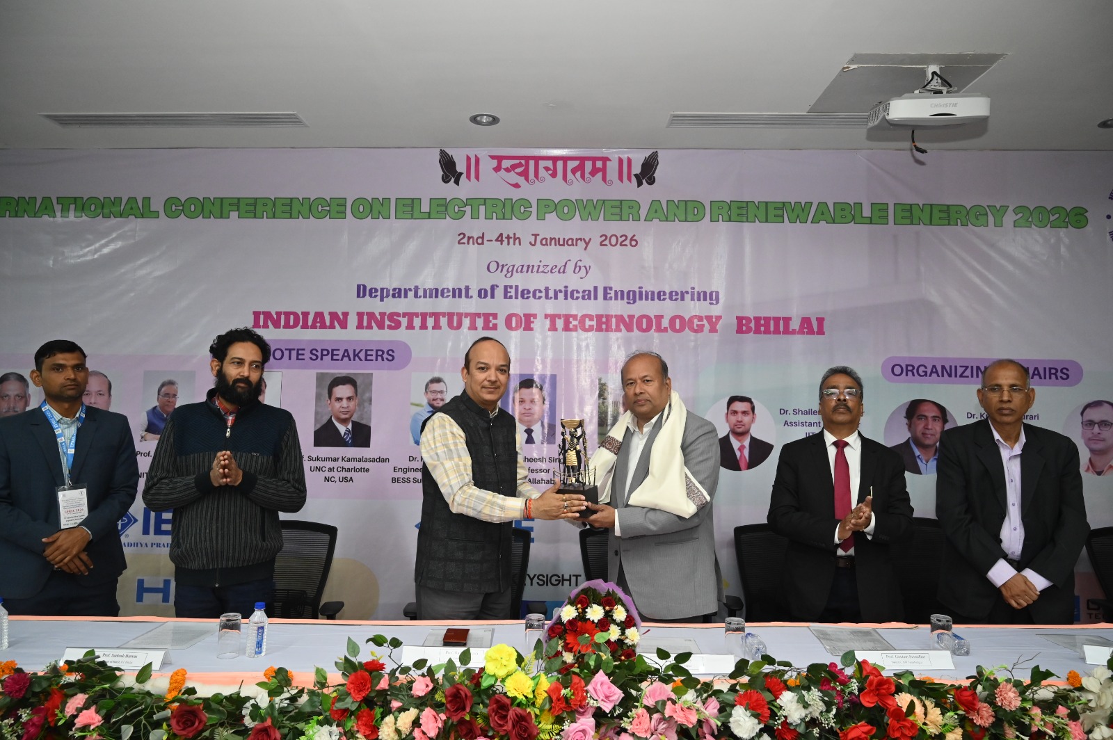 आईआईटी भिलाई में 6वां IEEE EPREC 2026 सम्मेलन उद्घाटित, सहयोगात्मक अनुसंधान एवं नवीकरणीय ऊर्जा अनुप्रयोगों पर विशेष बल आईआईटी भिलाई में 6वां IEEE EPREC 2026 सम्मेलन उद्घाटित, सहयोगात्मक अनुसंधान एवं नवीकरणीय ऊर्जा अनुप्रयोगों पर विशेष बल