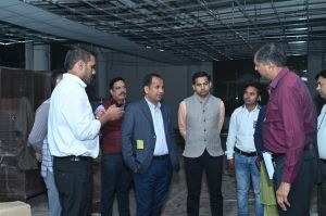 नवपदस्थ कलेक्टर डॉ. गौरव कुमार सिंह ने किया निर्माणाधीन &rdquo;स्मार्ट रीडिंग रूम&rdquo; का निरीक्षण