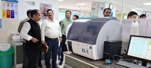  कलेक्टर डॉ गौरव सिंह ने किया जिला अस्पताल का निरीक्षण