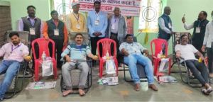 आंध्र भवन में श्री सांई नाथ जन सेवा समिति के तत्वावधान में रक्तदान शिविर आयोजित 