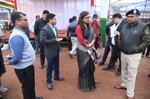  गणतंत्र दिवस की तैयारियों के संबंध में कलेक्टर ने सीएसईबी ग्राउंड का किया निरीक्षण