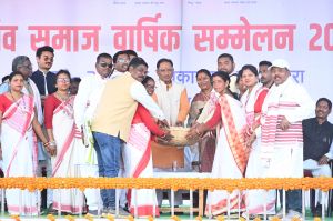  मुख्यमंत्री श्री साय शहीद वीर बुधु भगत जयंती समारोह एवं उरांव समाज के वार्षिक सम्मेलन में हुए शामिल