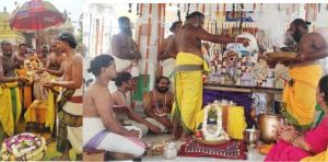 बालाजी मंदिर में जनसमूह के बीच हुआ लक्ष्मी-नरसिंह होम, चक्रस्नान और रथोत्सव बालाजी मंदिर में जनसमूह के बीच हुआ लक्ष्मी-नरसिंह होम, चक्रस्नान और रथोत्सव