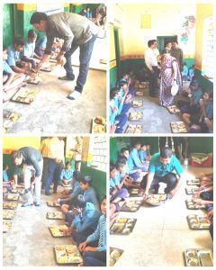 प्रधानपाठक संजय ने जन्मदिन पर दिया न्योता भोज प्रधानपाठक संजय ने जन्मदिन पर दिया न्योता भोज