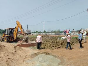  निगम ने अवैध प्लाटिंग के खिलाफ की कार्रवाई 