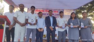 बिल्हा में स्वीप के तहत चुनई क्रिकेट आयोजित