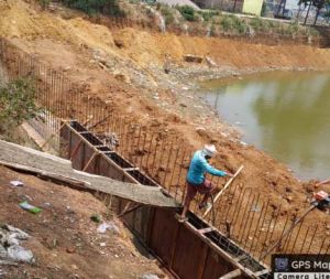  गोंदवारा शीतला तालाब   के सौंदर्यीकरण का काम जोरों से जारी