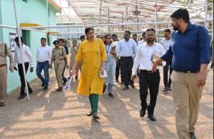  मुख्य निर्वाचन पदाधिकारी ने मतगणना के लिए स्ट्रांग रूम एवं मतगणना कक्ष पहुंचकर लिया तैयारियों का जायजा