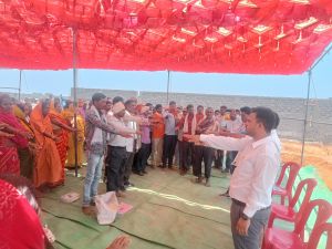 जल संरक्षण जागरूकता अभियान अंतर्गत ग्रामीणों ने ली जल संरक्षण की शपथ