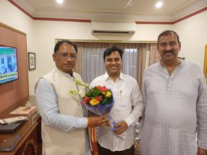  मुख्यमंत्री विष्णु देव साय का ओडिशा के नव निर्वाचित विधायकों ने जताया आभार