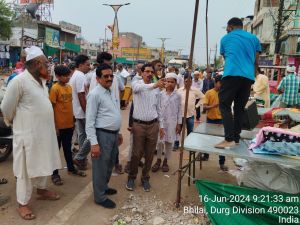 सुपेला अंडर ब्रिज से गदा चौक तक सड़क के ऊपर अतिक्रमण हटाने कार्यवाही सुपेला अंडर ब्रिज से गदा चौक तक सड़क के ऊपर अतिक्रमण हटाने कार्यवाही