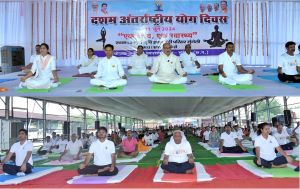  तनाव, रोग एवं विकारों को दूर कर स्वस्थ, तन-मन मस्तिष्क का विकास करता है योग : विधायक पुन्नूलाल मोहले