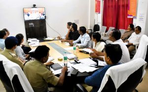  मुख्य सचिव ने वीडियो कान्फ्रेंसिंग के माध्यम से बैठक लेकर महत्वपूर्ण विषयों की समीक्षा की 