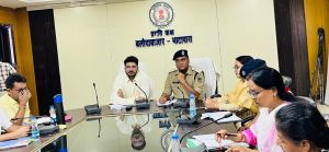  कलेक्टर-एसपी ने की जिले में कानून व्यवस्था की समीक्षा