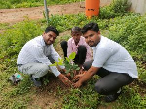  एक पेड़ मां के नाम अभियान : जल प्रबंध संभाग के अधिकारी व कर्मचारियों ने लगाए पौधे