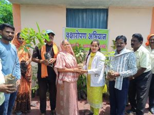   मां के नाम पर आयुष ग्राम सिंघरी में औषधीय पौधों का किया गया रोपण