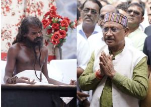  श्री श्री 108 श्री सत्यनारायण बाबा धाम कोसमनारा में दर्शन के लिए पहुंचे मुख्यमंत्री 