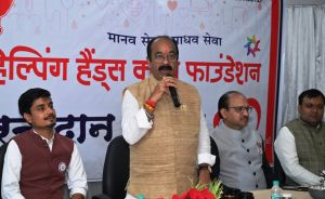  उप मुख्यमंत्री अरुण साव ने मेगा ब्लड डोनेशन कैंप का किया शुभारंभ