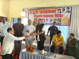  सांसद बृजमोहन अग्रवाल पहुंचे जोन 6 के जनसमस्या निवारण शिविर में