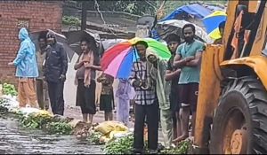 जल भराव की शिकायत मिलने पर भिलाई निगम ने तुरंत लिया एक्शन, समस्या को किया दूर  