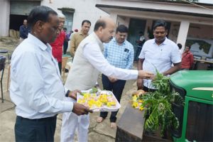  इंदिरा गांधी कृषि विश्वविद्यालय में मनाया गया हरेली त्यौहार 