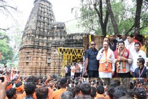 मुख्यमंत्री ने शिव भक्त कावड़ियो और श्रद्धालुओं से कहा कि आज बड़े सौभाग्य की बात है... 