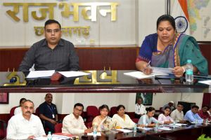 राजभवन में स्वतंत्रता दिवस समारोह की तैयारी हेतु बैठक सम्पन्न