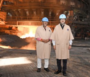  राज्यपाल ने भिलाई इस्पात संयंत्र का किया भ्रमण