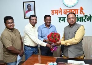 मुख्यमंत्री से कंवर समाज के प्रतिनिधि मंडल ने की सौजन्य मुलाकात