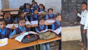 ईंट उठाने वाले हाथों में है अब चाक, नौकरी से बदलेगी पहाड़ी कोरवा की तकदीर ईंट उठाने वाले हाथों में है अब चाक, नौकरी से बदलेगी पहाड़ी कोरवा की तकदीर