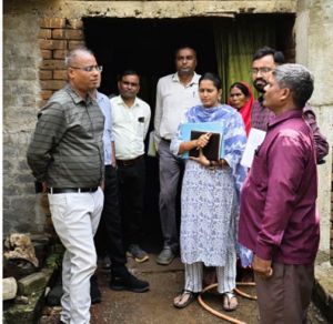  जिला पंचायत सीईओ ने प्रधानमंत्री आवास तथा आंगनबाड़ी भवन एवं पीएम श्री स्कूल का किया औचक निरीक्षण