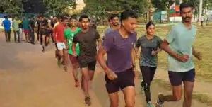  स्वच्छता ही सेवा पखवाड़े में, मैराथन  दौड़ 