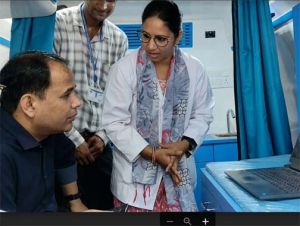  कलेक्टर ने ए-आई तकनीक से कराई टीबी के पहचान की जांच, तुरंत मिला रिपोर्ट, पाए गए सामान्य