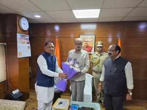  मुख्यमंत्री विष्णुदेव साय ने छत्तीसगढ़ भवन में राज्यपाल से की मुलाकात