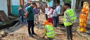 केनाल रोड निर्माण के लिए आगे का सर्वे जारी केनाल रोड निर्माण के लिए आगे का सर्वे जारी