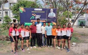 खेलो इंडिया चयन ट्रायल में मर्रा-पाटन की बालिका कबड्डी खिलाड़ियों की भागीदारी