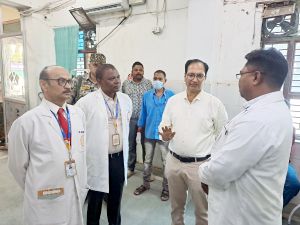 कलेक्टर ने किया सिम्स अस्पताल का निरीक्षण