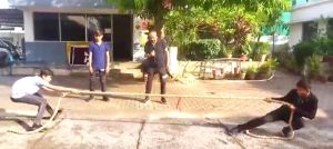 संत ज्ञानेश्वर स्कूल में जारी कैंप में रिंग फाइटर बहा रहे पसीना