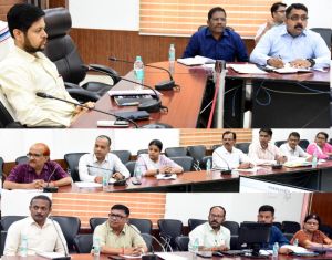 कलेक्टर ने ली शालाओं और शिक्षकों के युक्तियुक्तकरण प्रक्रिया के संबंध में बैठक