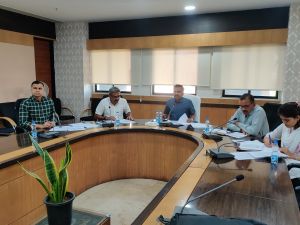  वाहनों में हाई सिक्योरिटी नंबर प्लेट हेतु वर्चुअल समीक्षा बैठक 